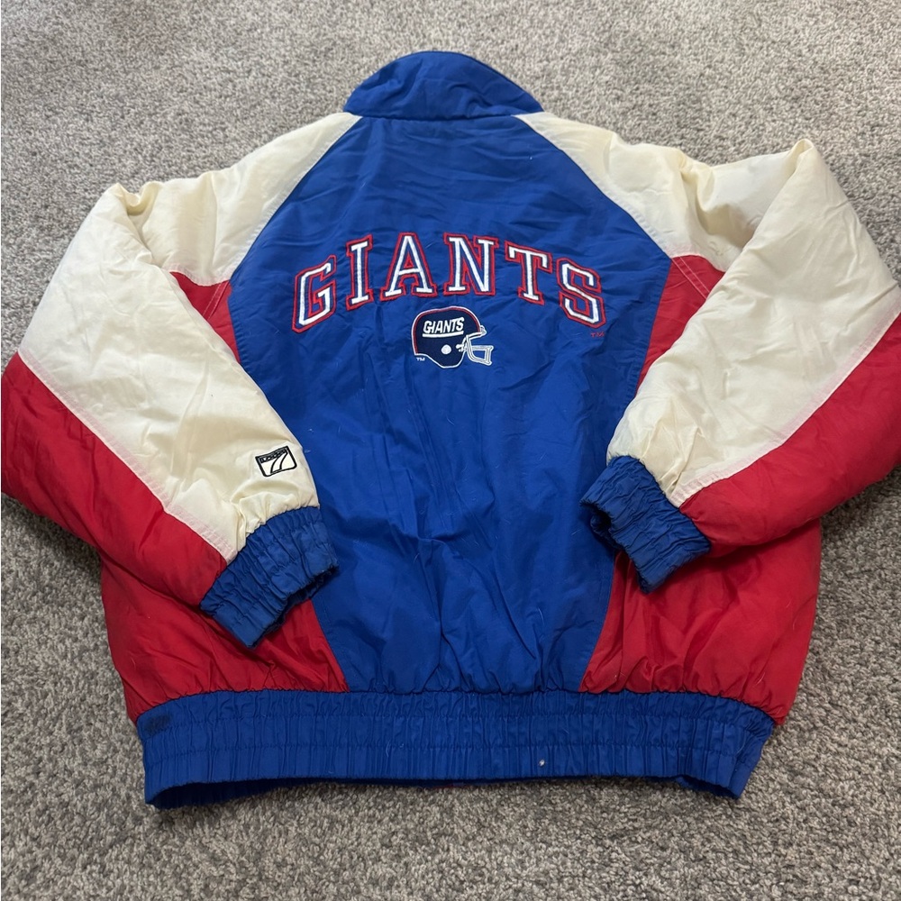 Vintage Logo 7 New York Giants NFL puffer jacket